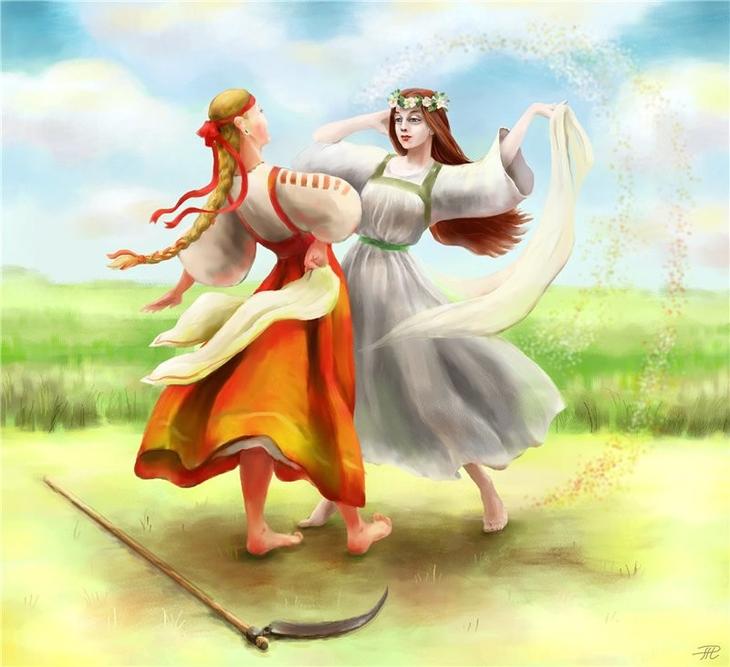 Полудницы - духи полдня и полей в славянской мифологии