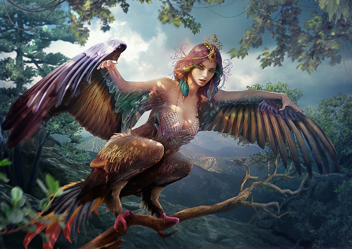 Алконост - райская птица в славянской мифологии