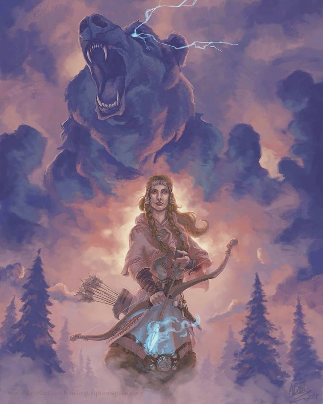Девана - богиня охоты и животных