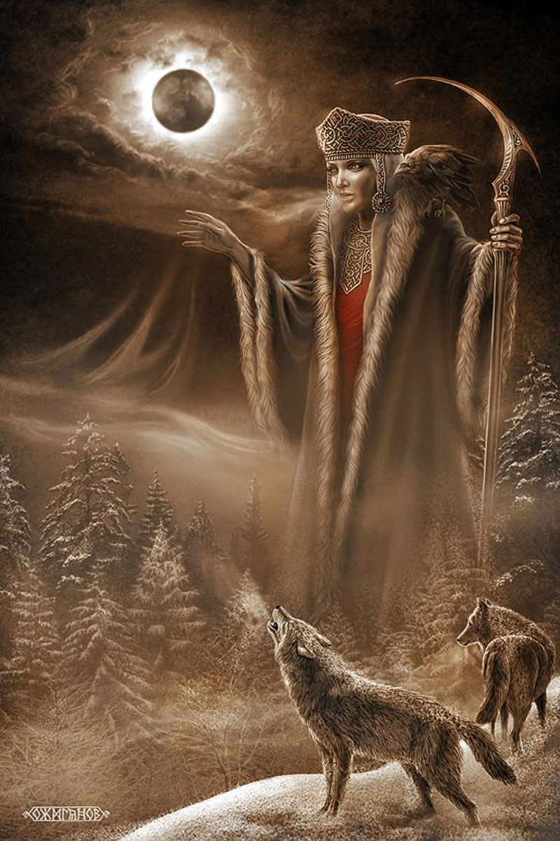 Морана - славянская богиня смерти и Зимы