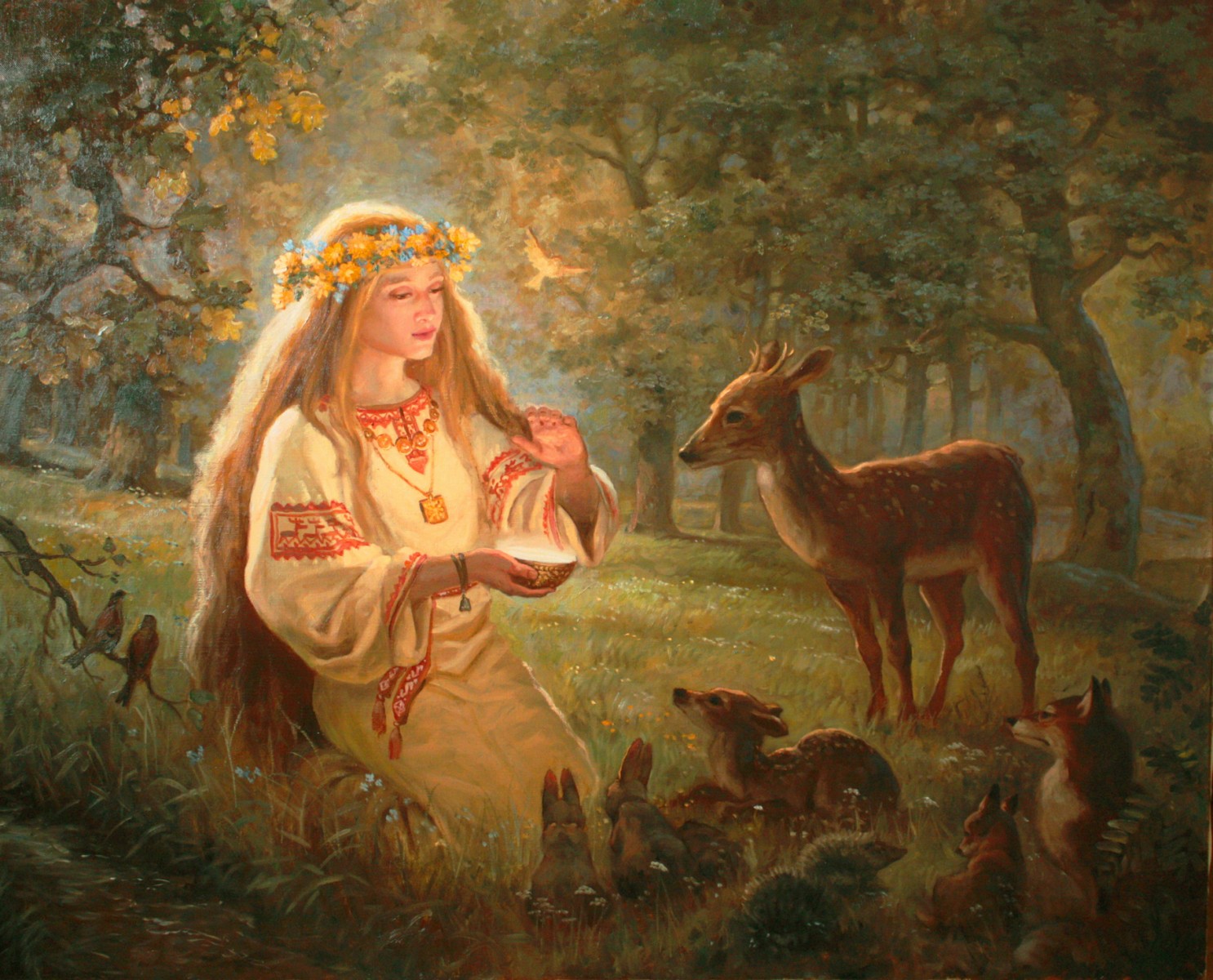 Жива - богиня весны и плодородия в славянской мифологии