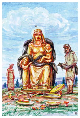 Золотая баба - славянская богиня домашнего очага