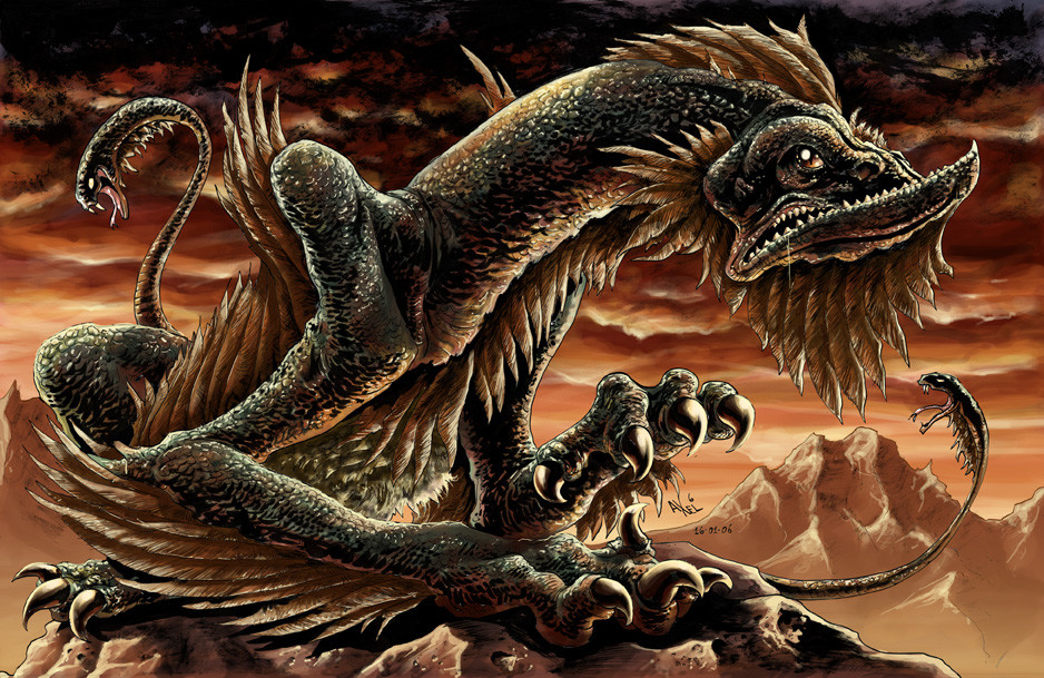 Аспид - чудовищный крылатый змей
