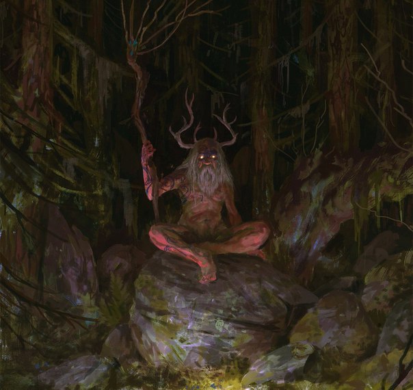 Блуд в славянской мифологии, лесной дух