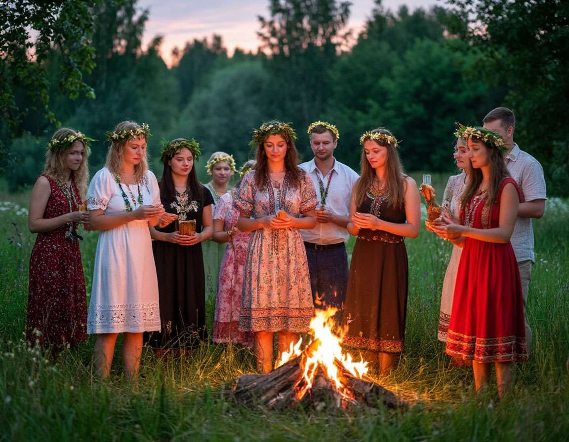 Любовные обряды на Купалу