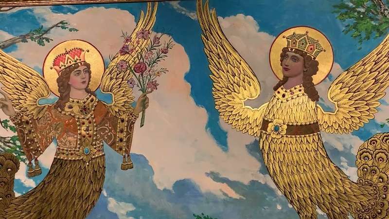 Сирин - красивая славянская райская птица